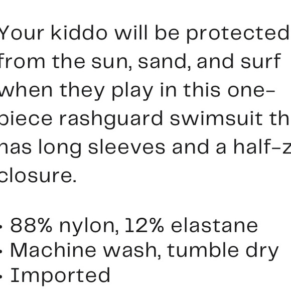 Love Shack Fancy/Hurley under the sea rash guard - Picture 2 of 12